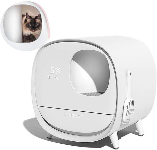 Fully-Enclosed Cat Litter Box (Smart Deodorant) - The Meow Pet Shop