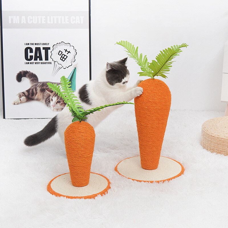 Carrot Cat Scratcher Post