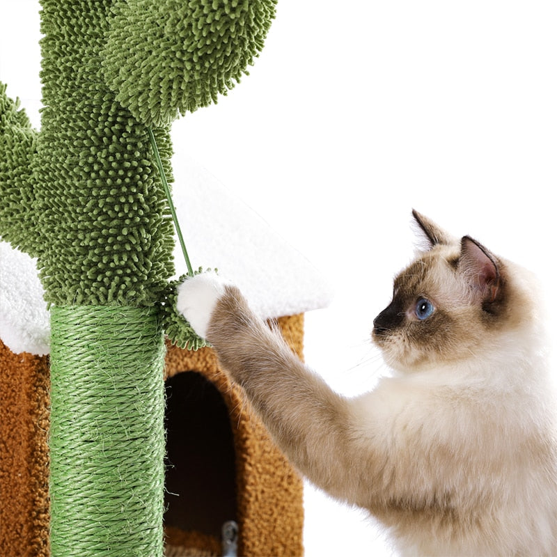 House Shape Cat Scratching Post