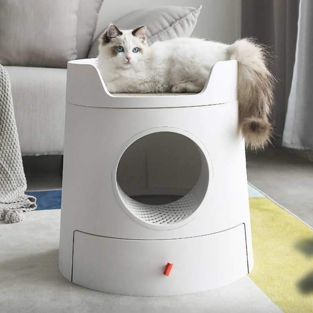 Cat shaped litter sales box