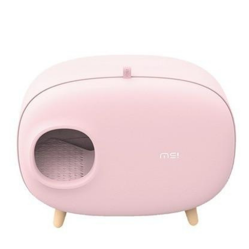 Semi-Closed Cat Litter Box - The Meow Pet Shop