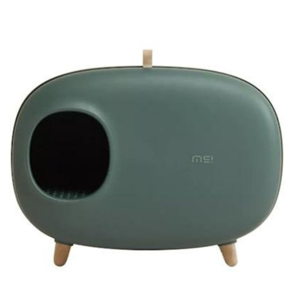 Semi-Closed Cat Litter Box - The Meow Pet Shop