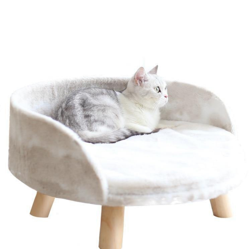 Lambswool Cat Bed - The Meow Pet Shop