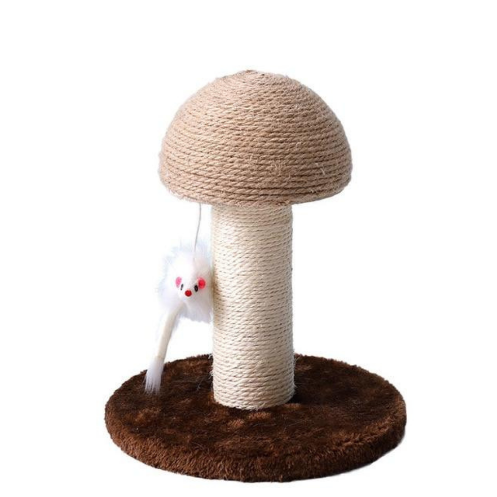 Small Mushroom Cat Scratching Post