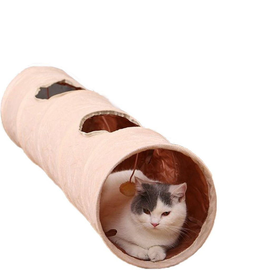 Plush Cat Tunnel Toy - The Meow Pet Shop