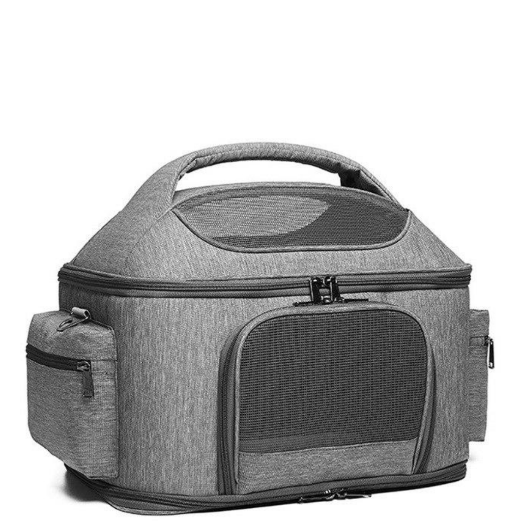 Grey Pet Travel Carrier