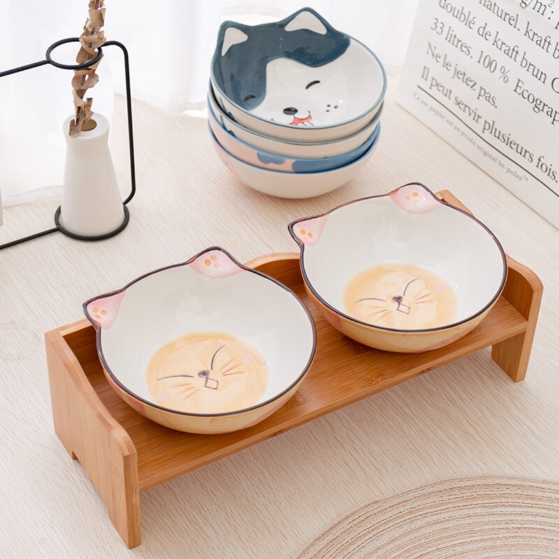 Cartoon Cat Bowl