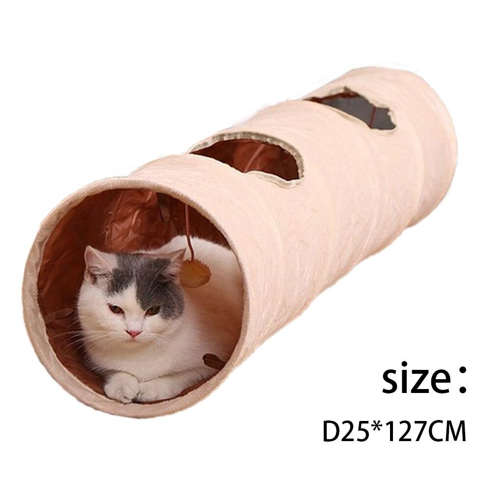 Plush Cat Tunnel Toy - The Meow Pet Shop