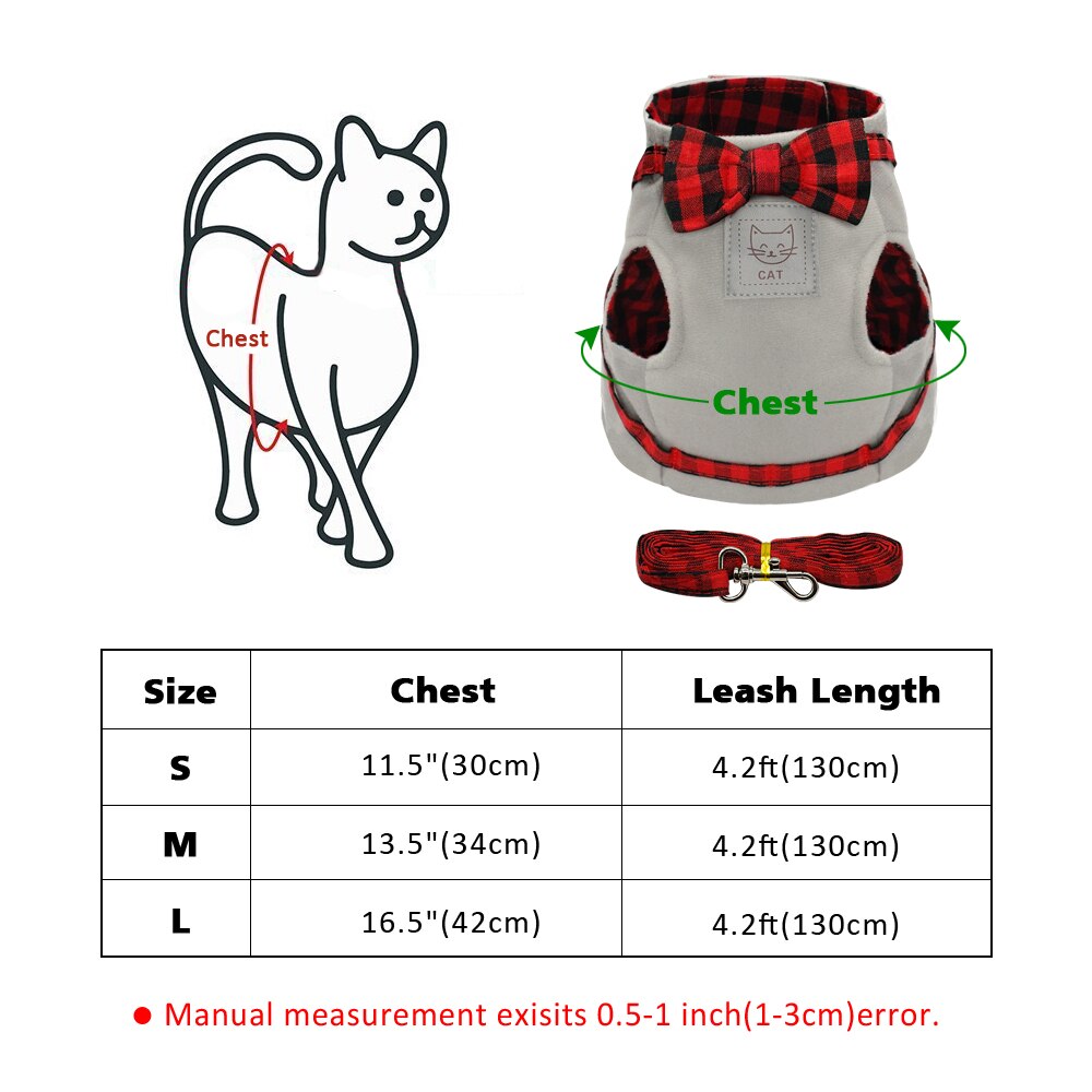 Bowknot Pet Harness