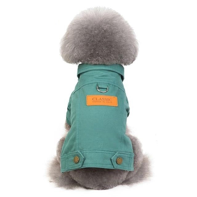 Thin Denim Pet Jacket