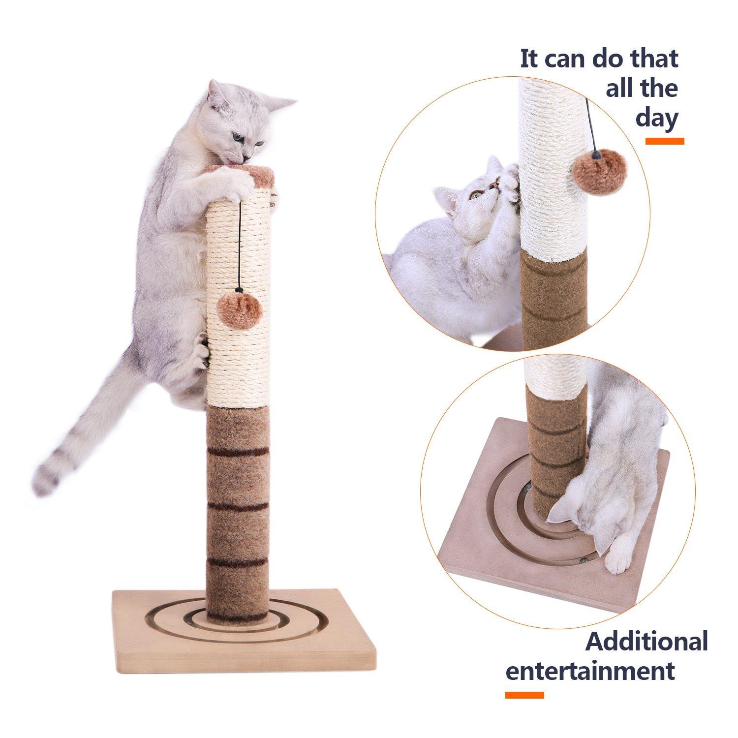 80cm Cat Scratching Post - The Meow Pet Shop