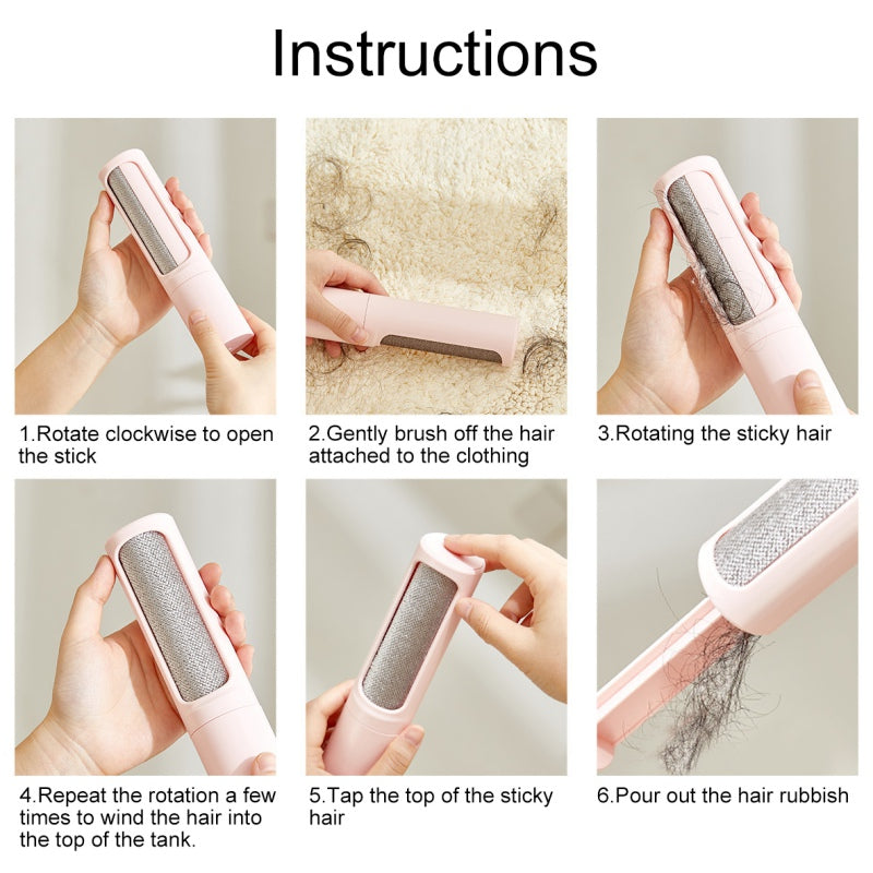 Portable 2 in 1 Pet Hair Remover