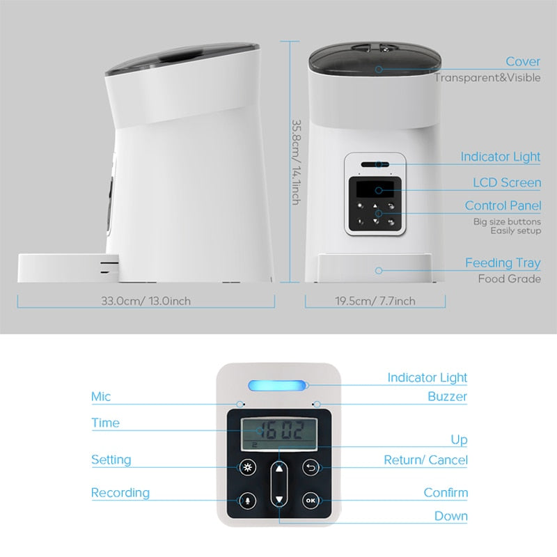 Smart Pet Feeder 4L