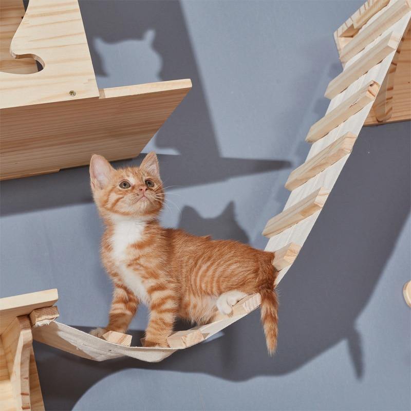 Cat Wall-Mounted Tree House - The Meow Pet Shop