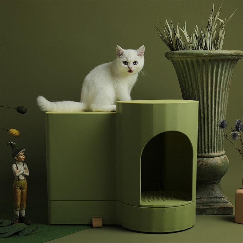 Temple Design Cat Litter Box