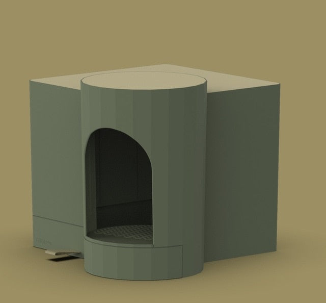 Temple Design Cat Litter Box