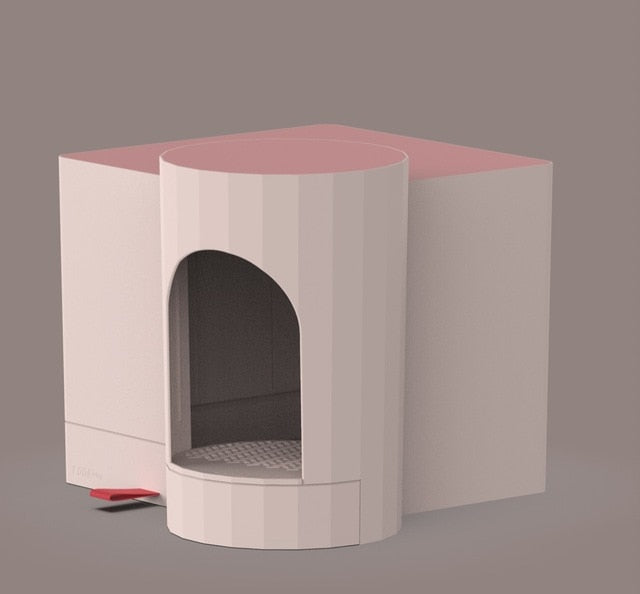 Temple Design Cat Litter Box