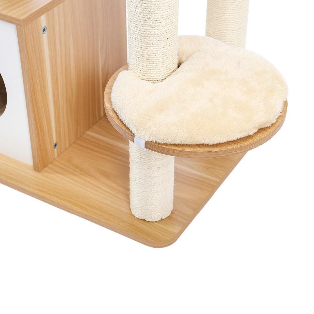 Wooden Cat Condo - The Meow Pet Shop