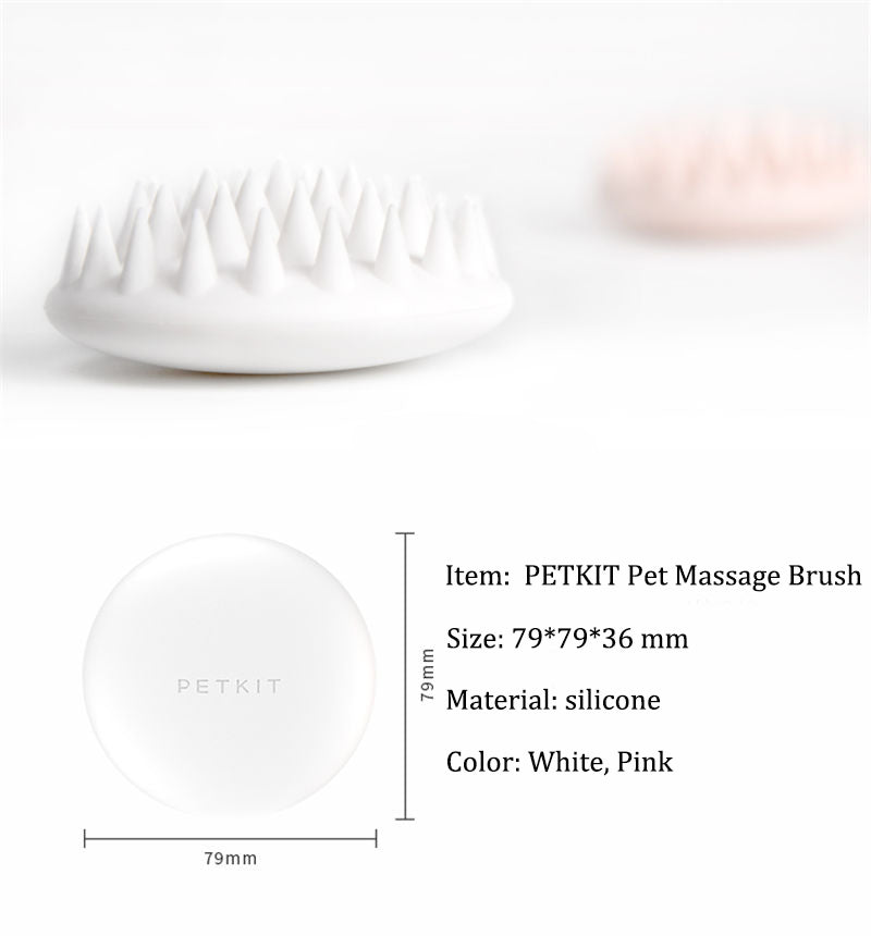 Silicone Pet Massager & Brush