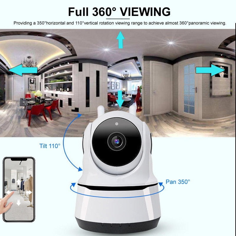 HD 1080P 360º Home Wifi Camera