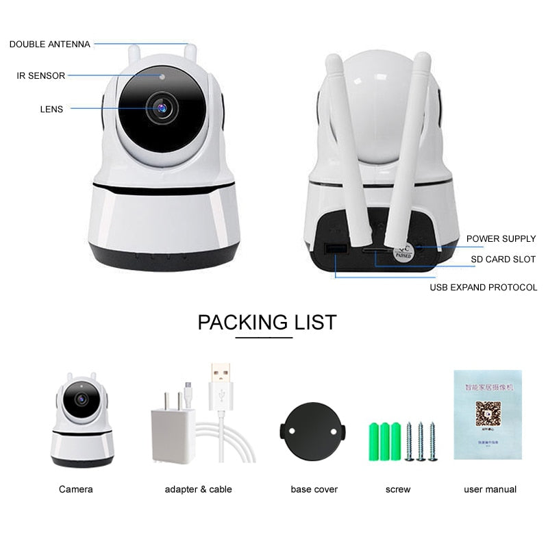 HD 1080P 360º Home Wifi Camera