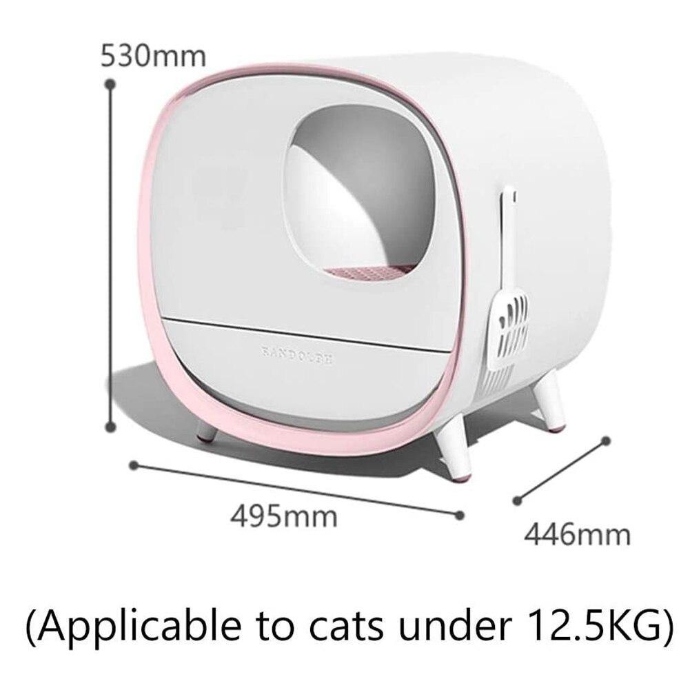 Fully-Enclosed Cat Litter Box (Smart Deodorant) - The Meow Pet Shop