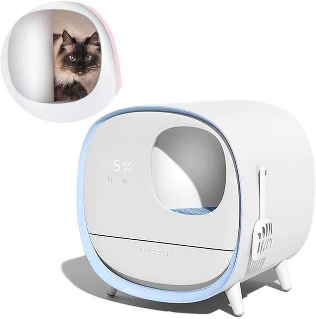 Fully-Enclosed Cat Litter Box (Smart Deodorant) - The Meow Pet Shop