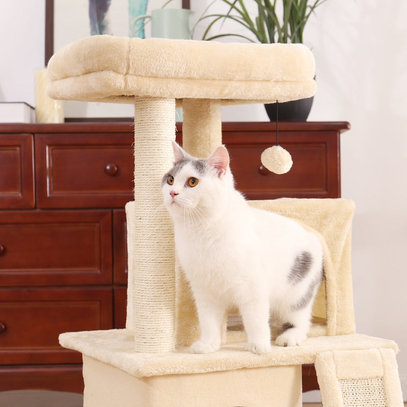 Cat Tree House with Ramp