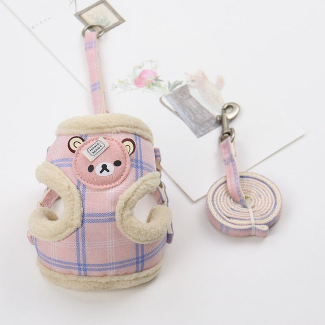 Cartoon Bear Pet Harness