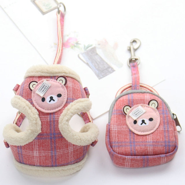 Cartoon Bear Pet Harness