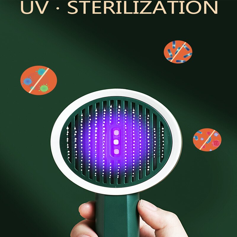 UV Light Pet Hair Removal Brush