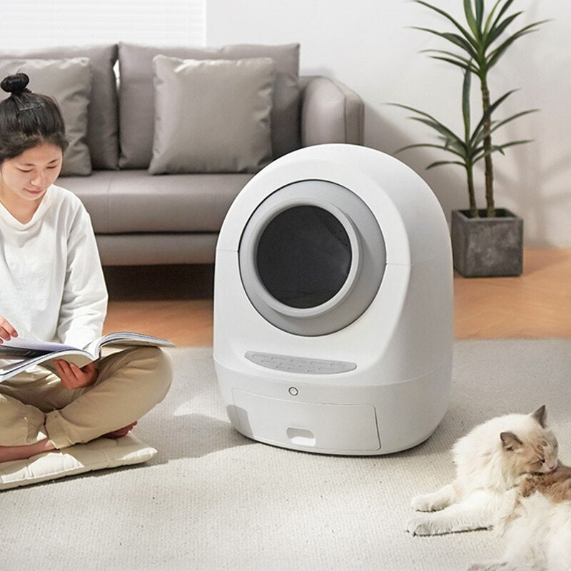 Meet Pet Colorful Intelligent Cat Toilet (Automatic + App)