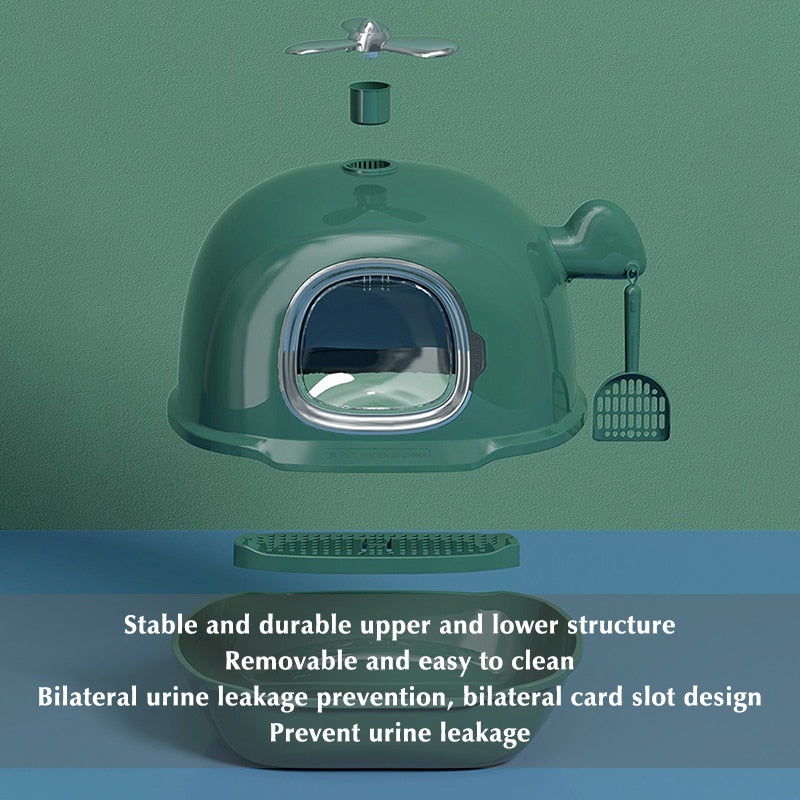Helicopter Cat Litter Box