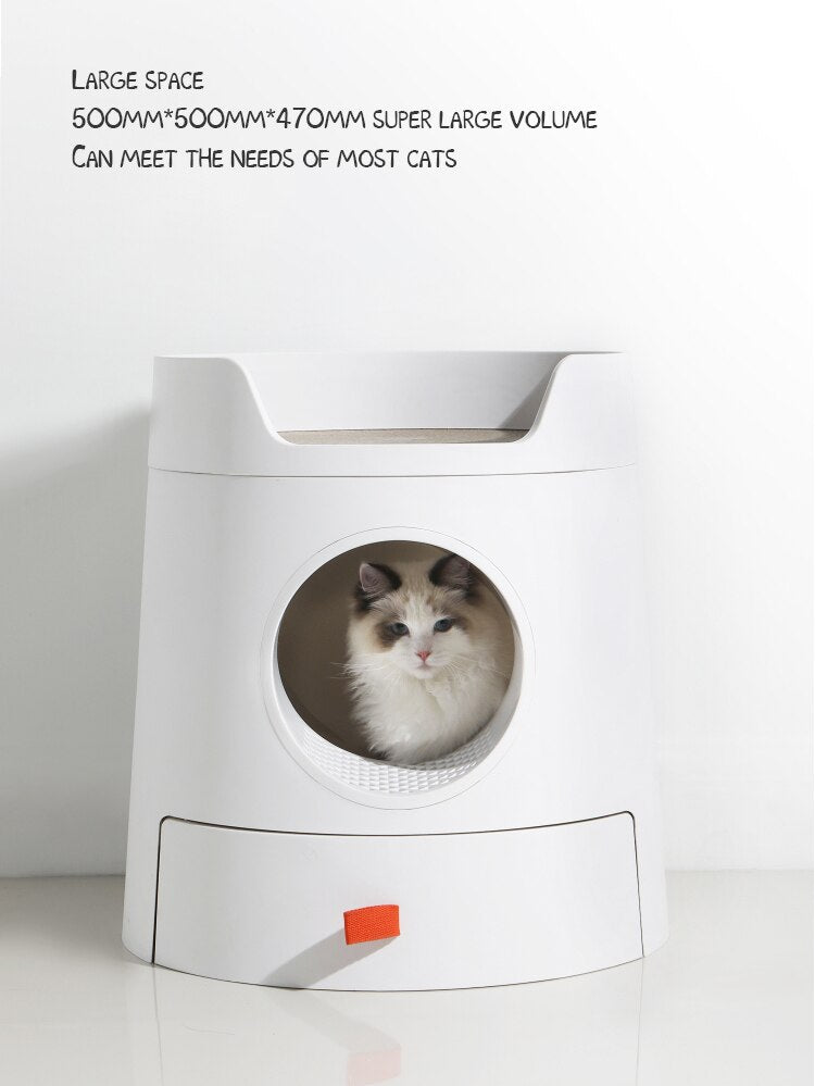 Castle Shaped Cat Litter Box