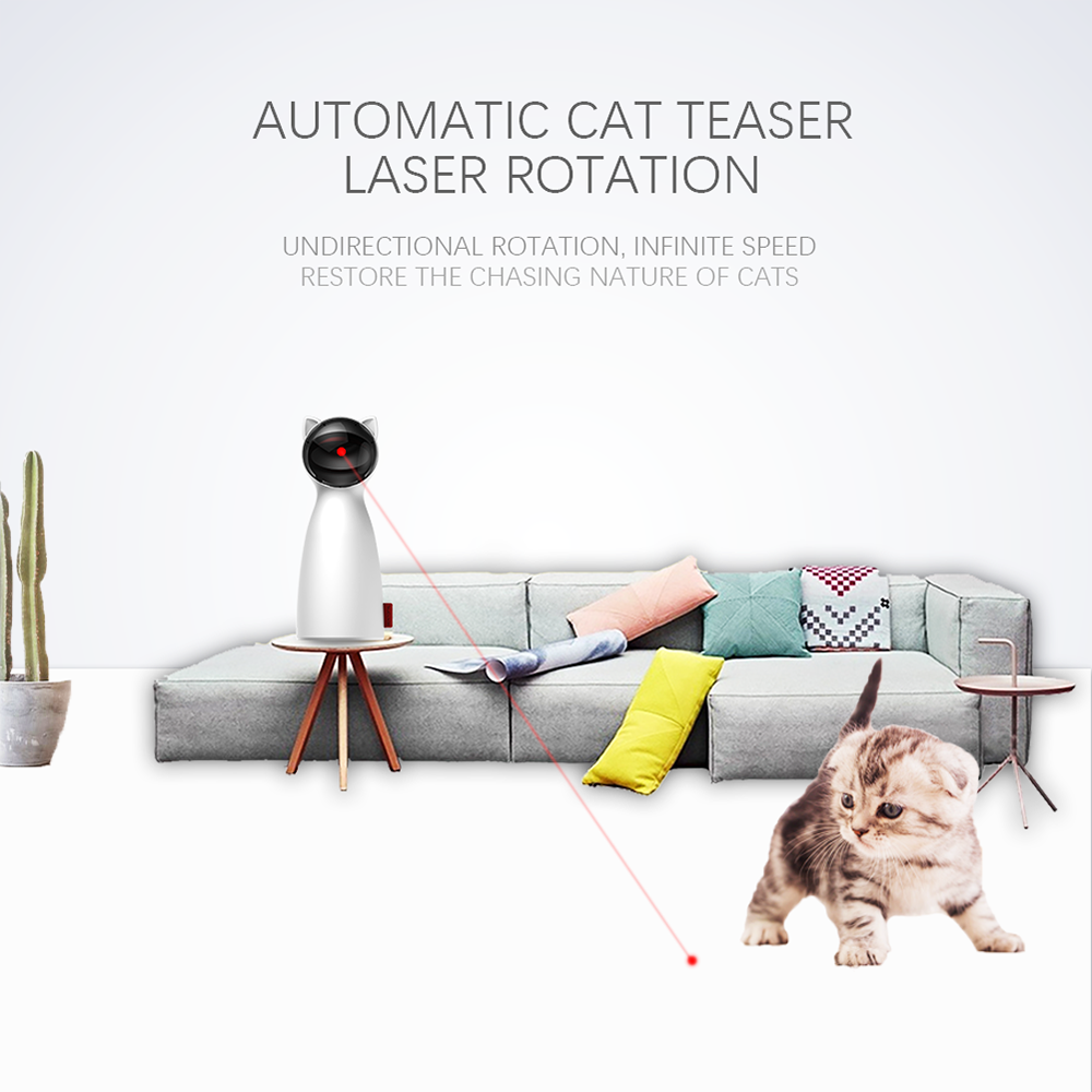 Multi-Angle Cat LED Laser Toy
