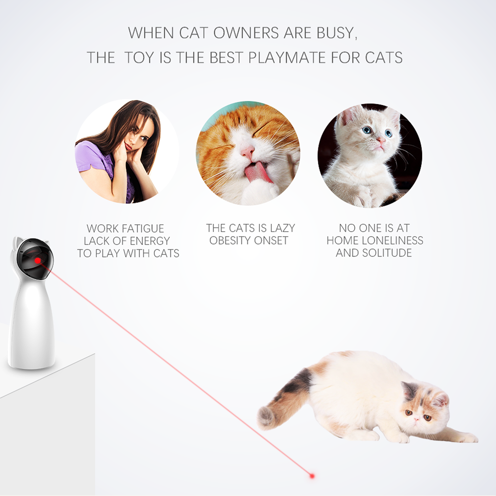 Multi-Angle Cat LED Laser Toy