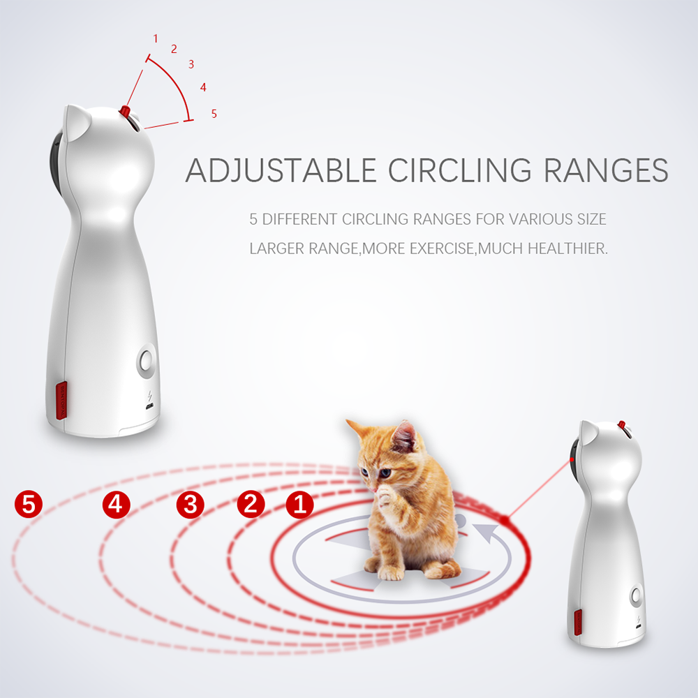 Multi-Angle Cat LED Laser Toy