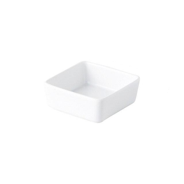 Square Cat Bowl with Bamboo Stand