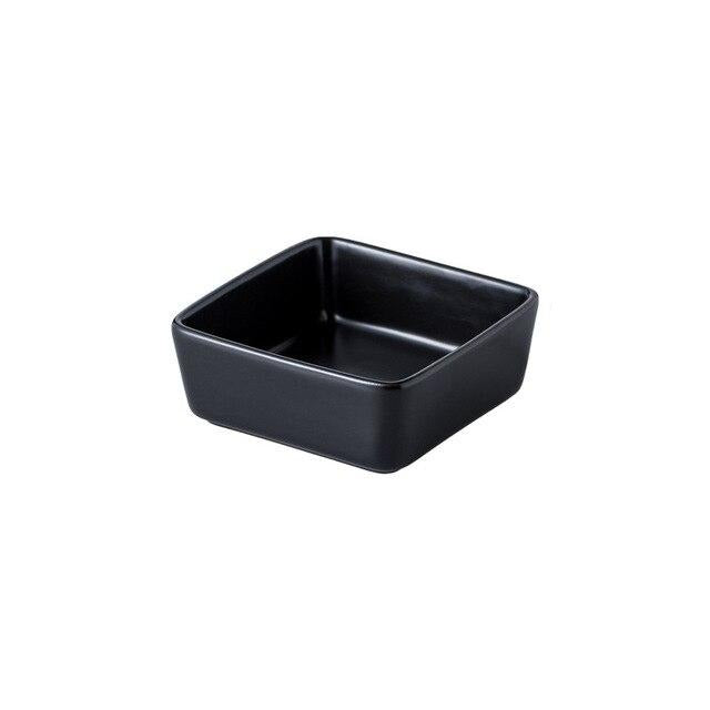 Square Cat Bowl with Bamboo Stand
