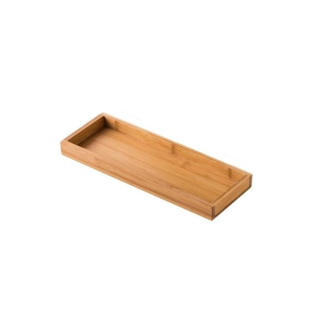 Square Cat Bowl with Bamboo Stand