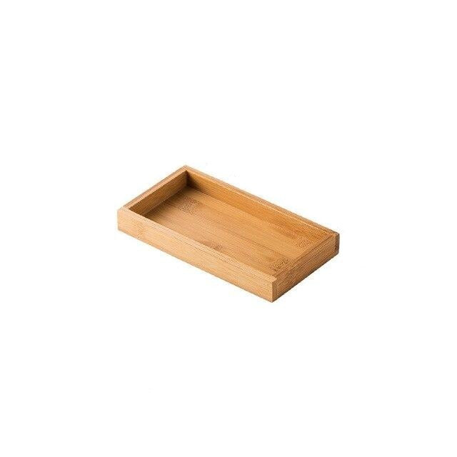 Square Cat Bowl with Bamboo Stand