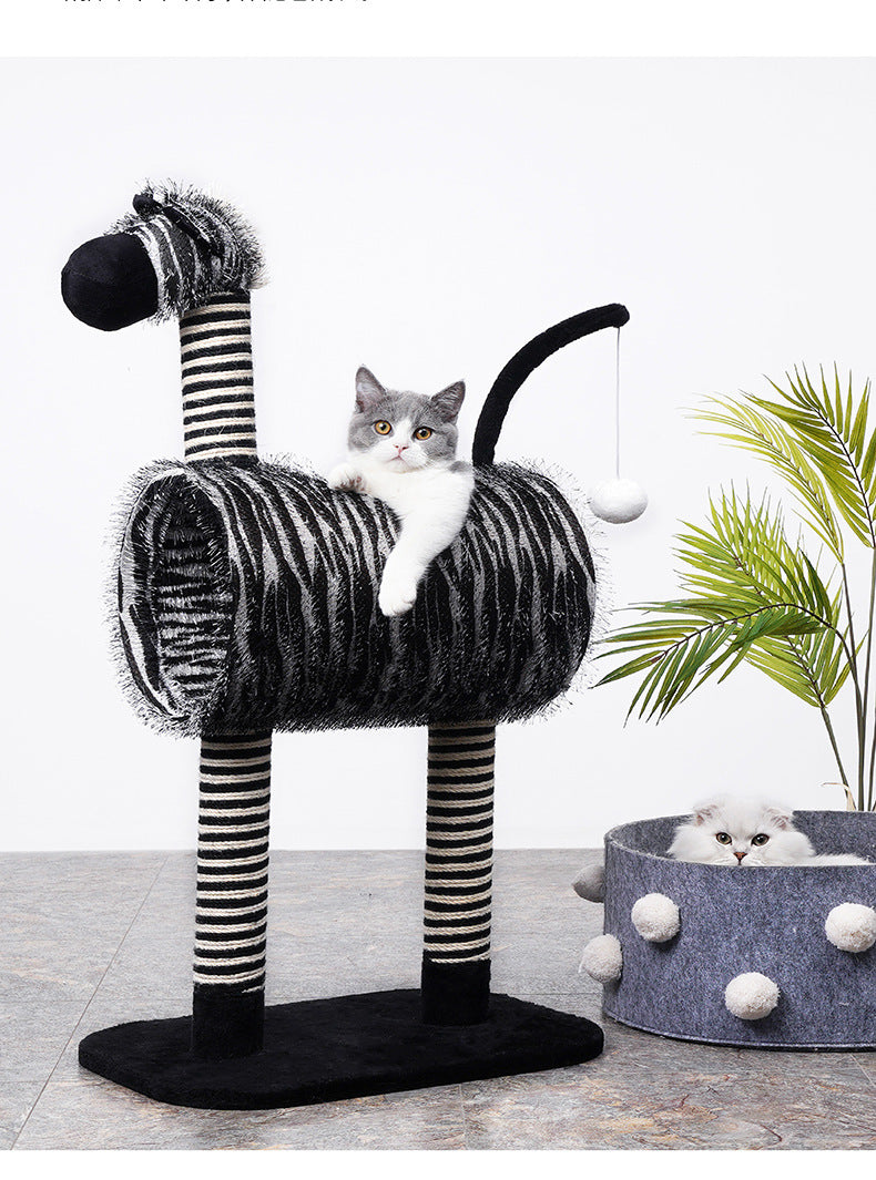Zebra Cat Scratching Post