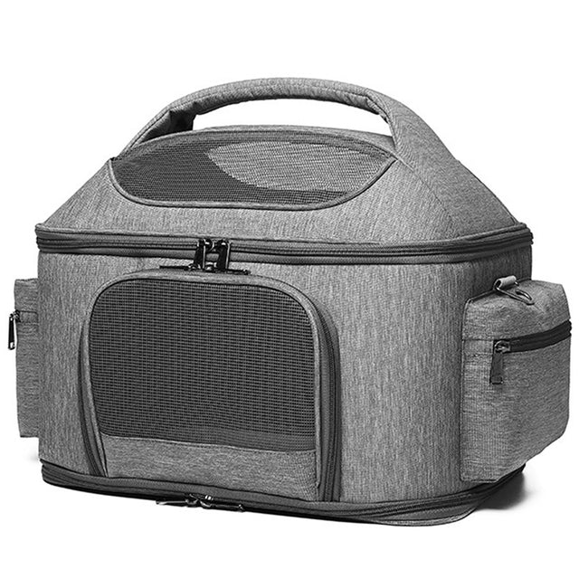 Grey Pet Travel Carrier
