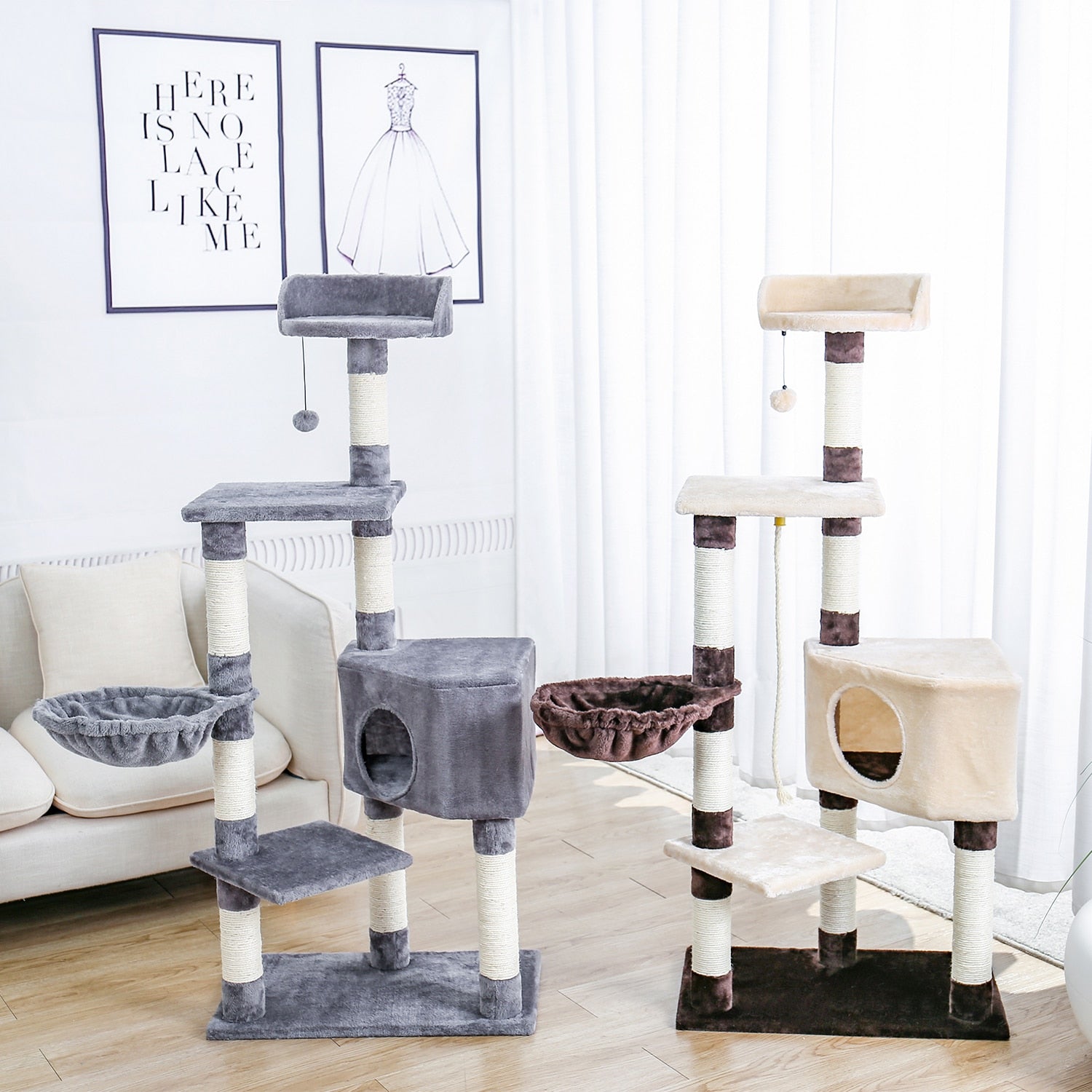 Corner Cat Tree Condo