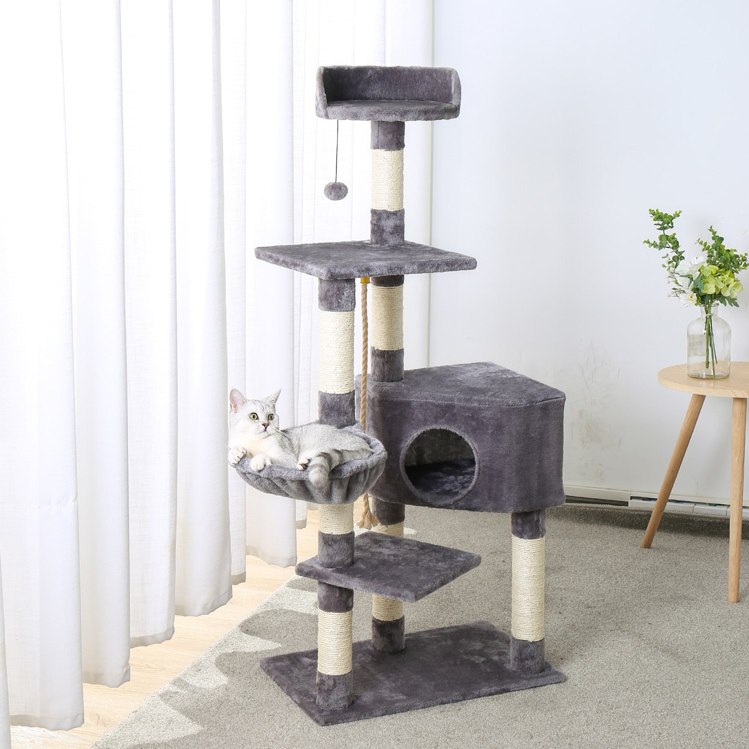 Corner Cat Tree Condo