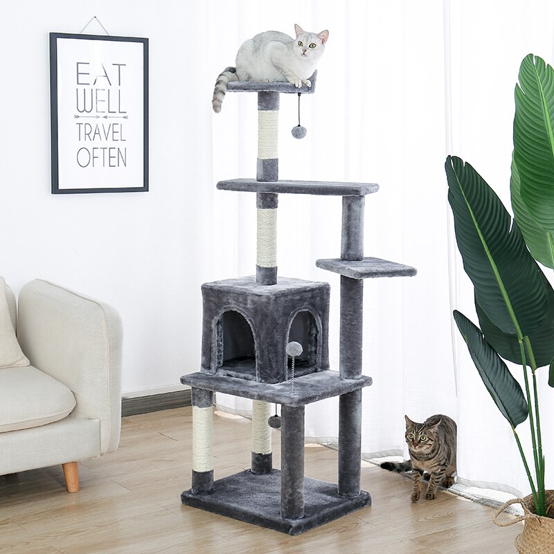 Tall Cat Tree House