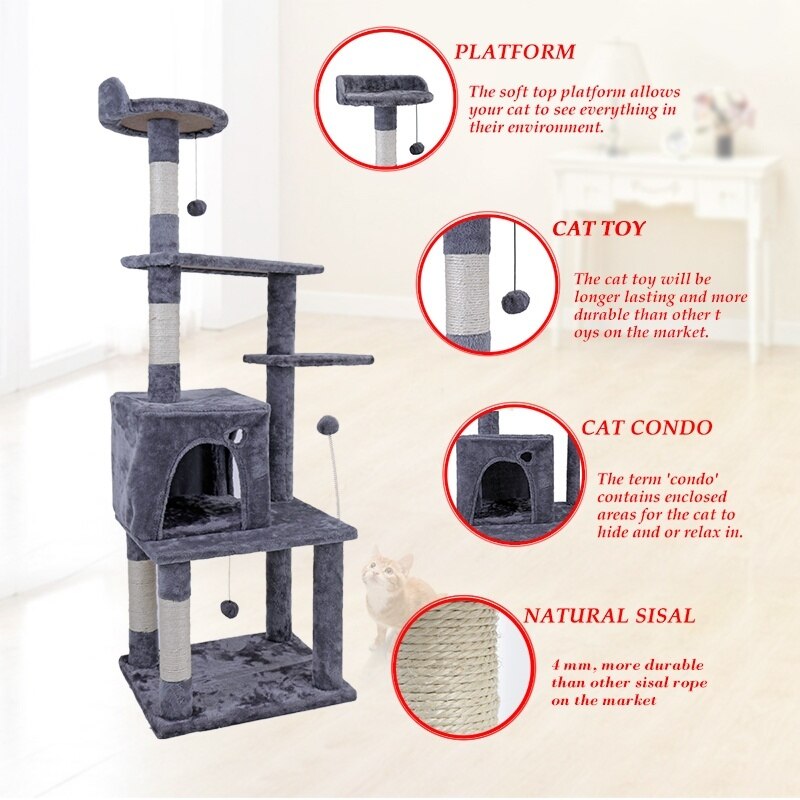 Tall Cat Tree House