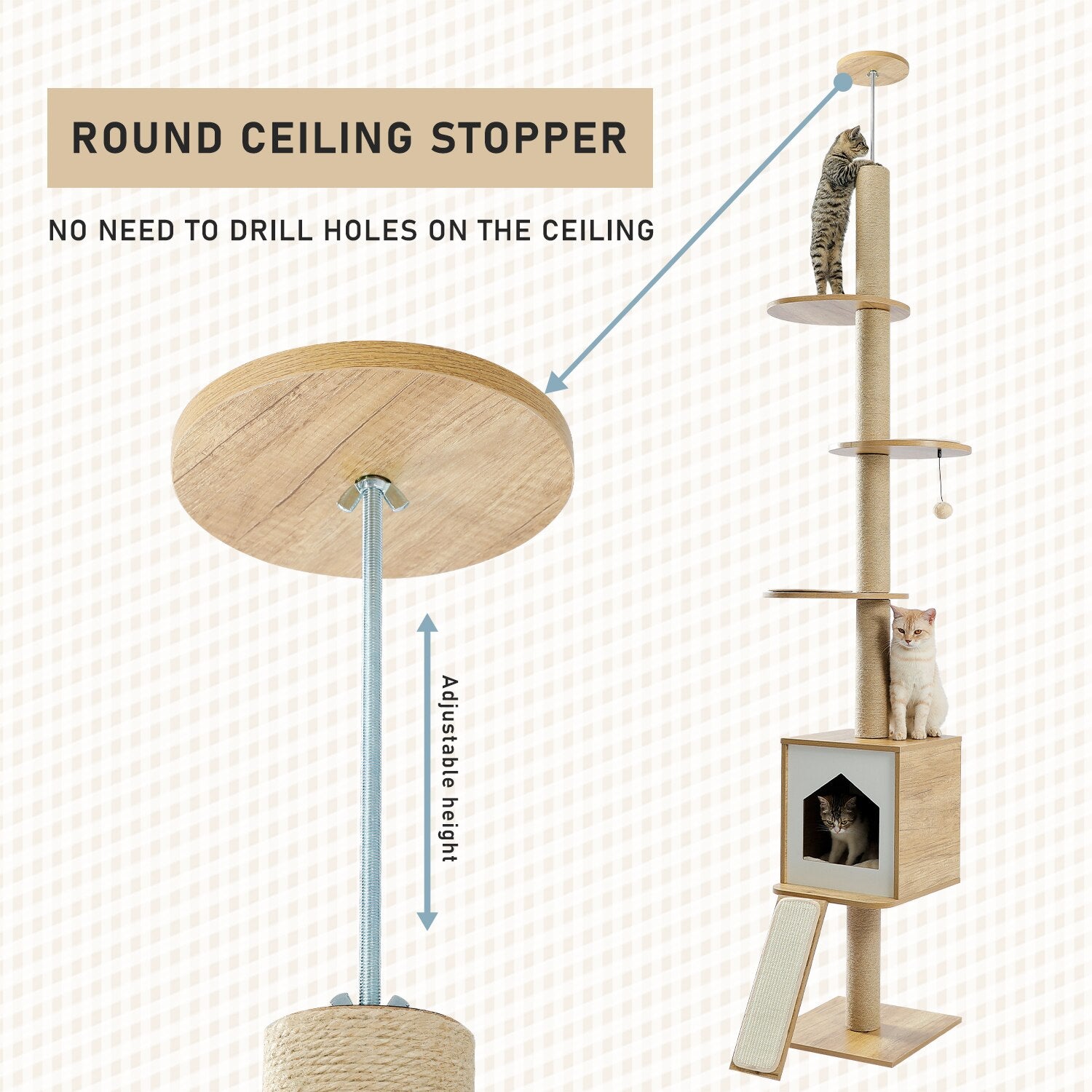 Floor-to-Ceiling Cat Tree