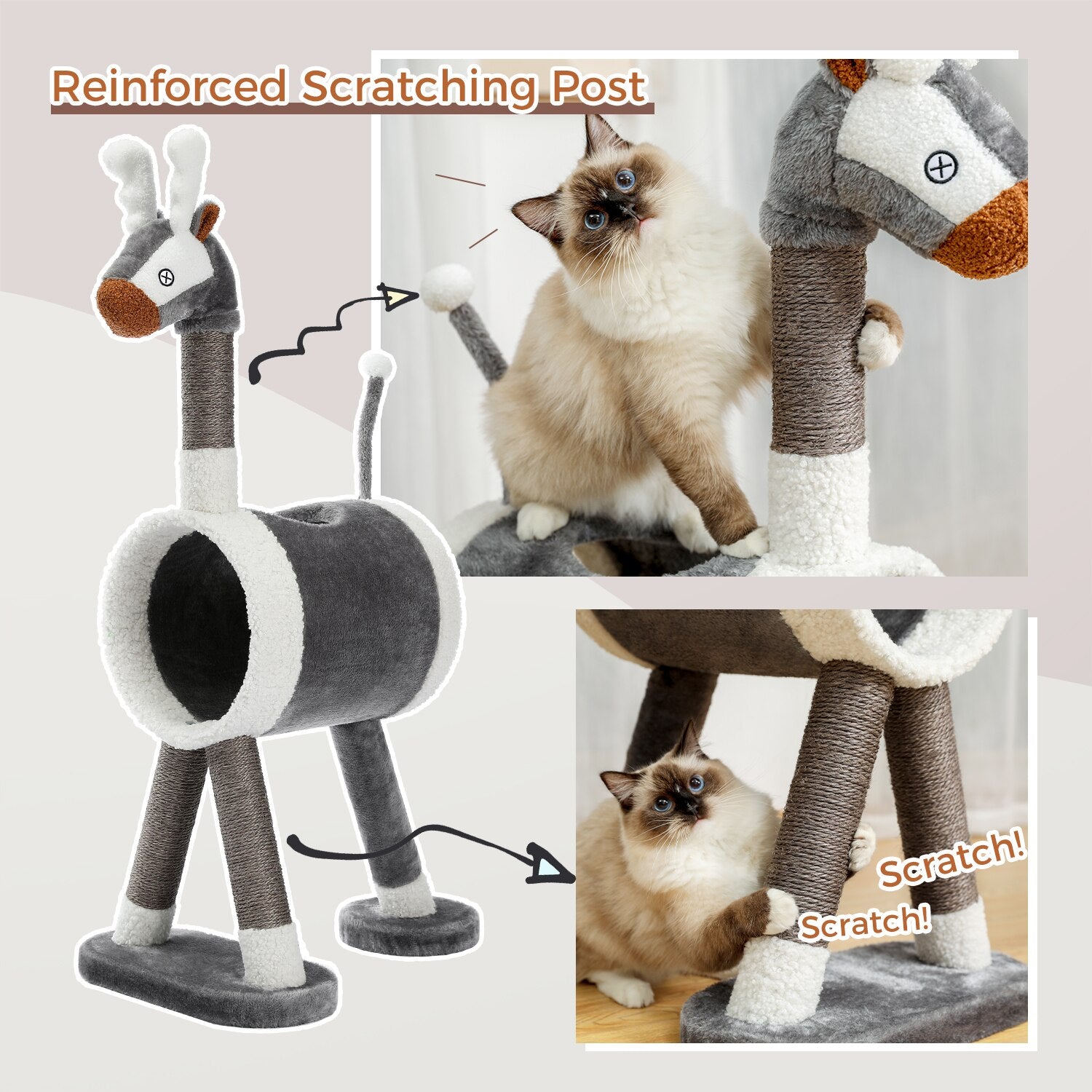 Cute Activity Cat Tree Condo