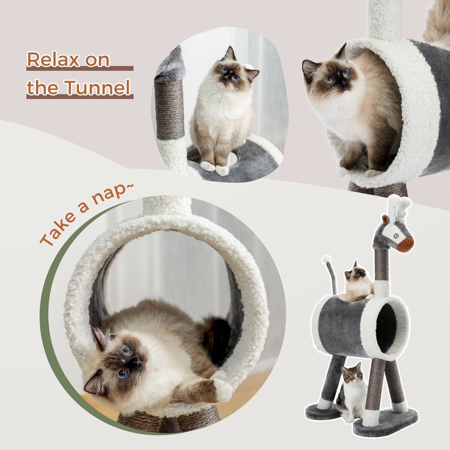 Cute Activity Cat Tree Condo